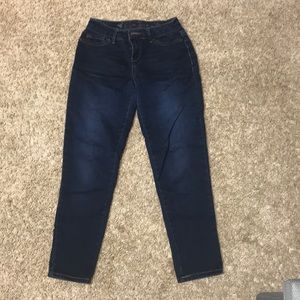 Express dark blue jeans